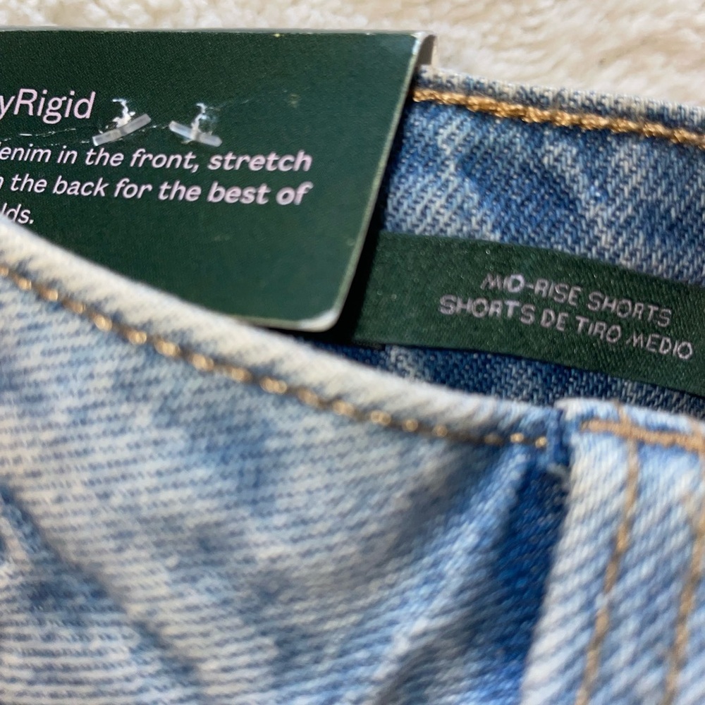 wild fable Light Blue Denim Cutoff Mid Rise Shorts - Picture 5 of 6